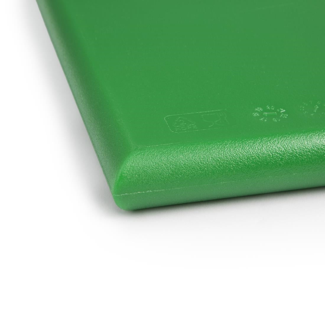 Hygiplas Extra Thick High Density Chopping Board Green - 450x300x25mm • PAS-J037