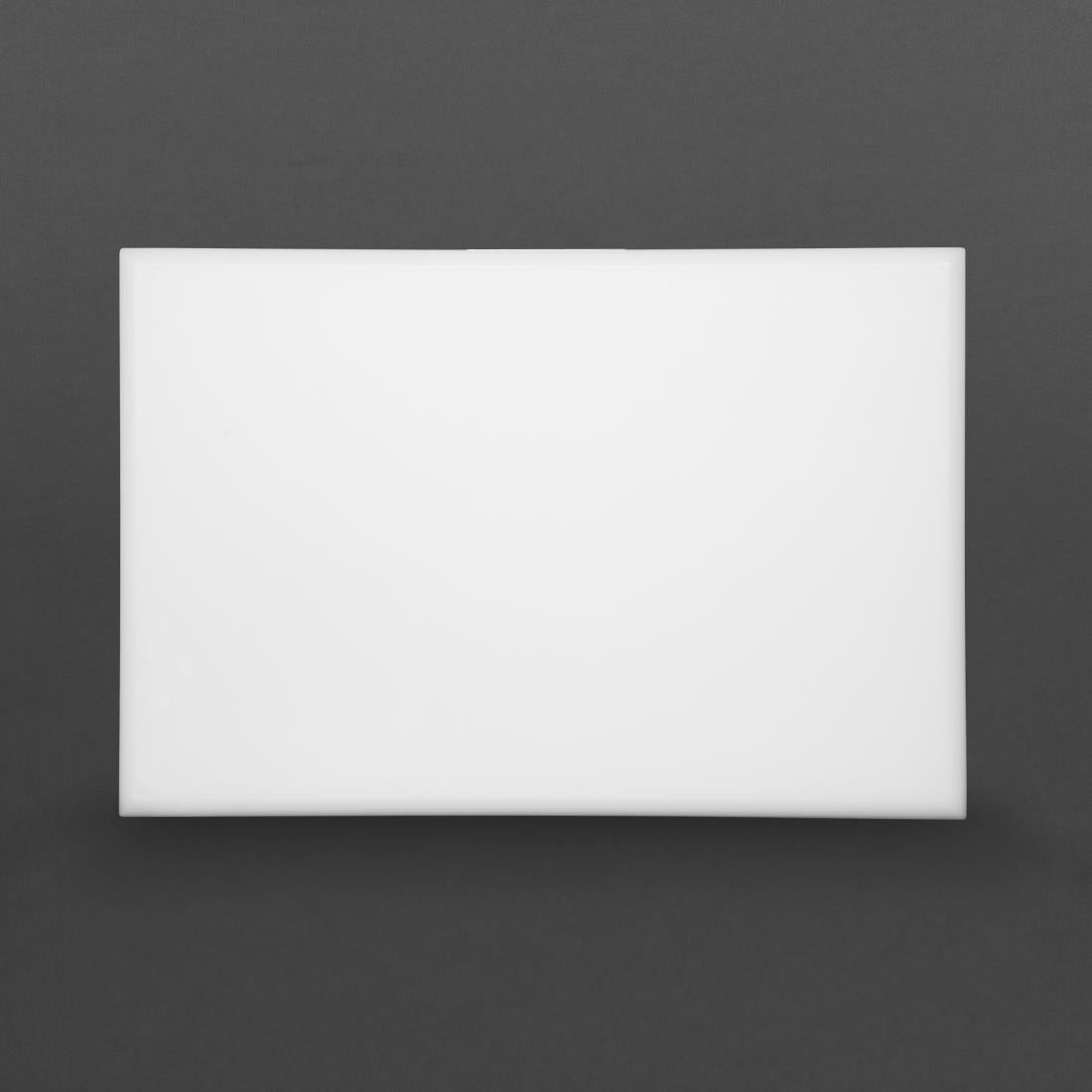Hygiplas Extra Thick High Density Chopping Board White - 450x300x25mm • PAS-J038