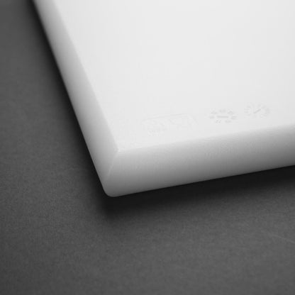 Hygiplas Extra Thick High Density Chopping Board White - 450x300x25mm • PAS-J038