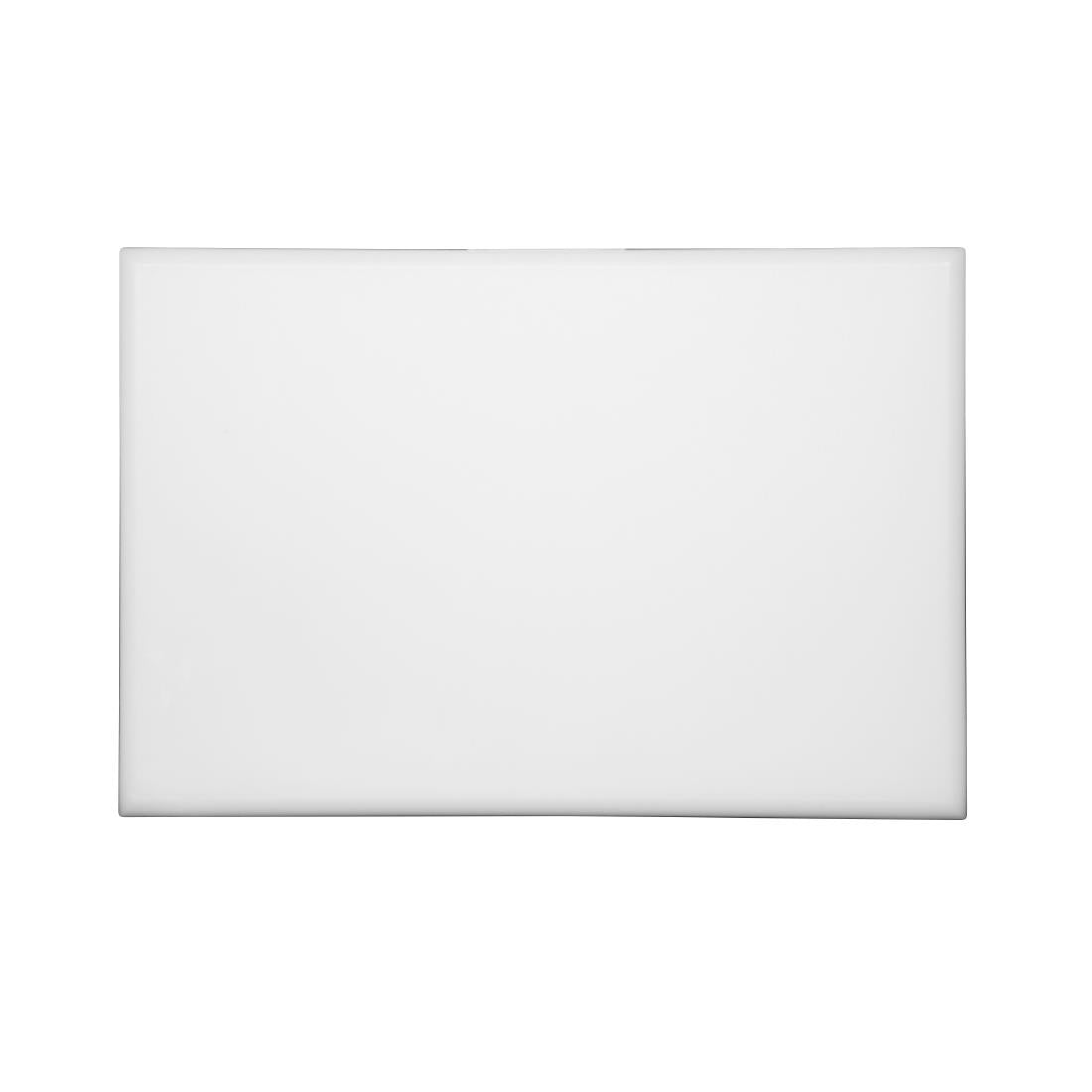 Hygiplas Extra Thick High Density Chopping Board White - 450x300x25mm • PAS-J038
