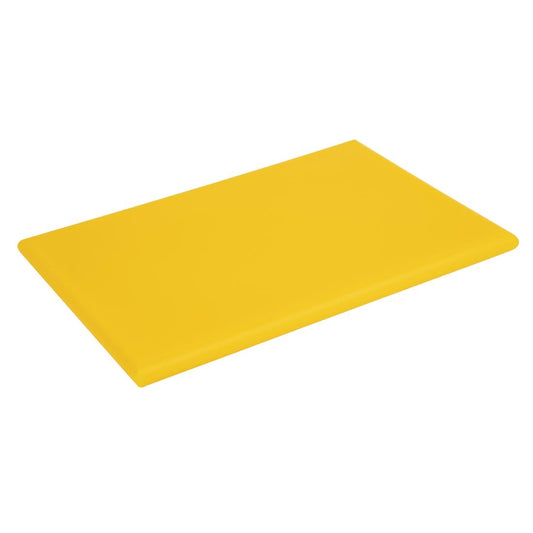 Hygiplas Extra Thick High Density Chopping Board Yellow - 450x300x25mm • PAS-J039