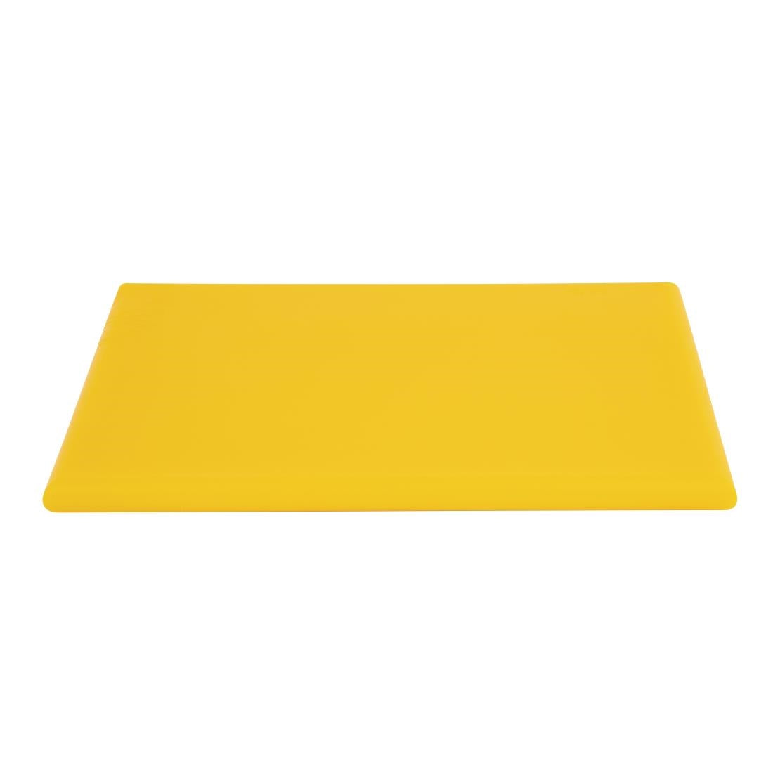 Hygiplas Extra Thick High Density Chopping Board Yellow - 450x300x25mm • PAS-J039