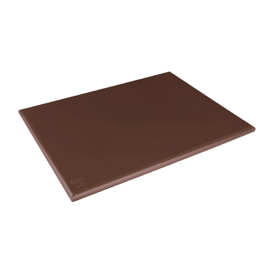 Hygiplas Extra Thick Low Density Chopping Board Brown - 600x450x20mm • PAS-HC874