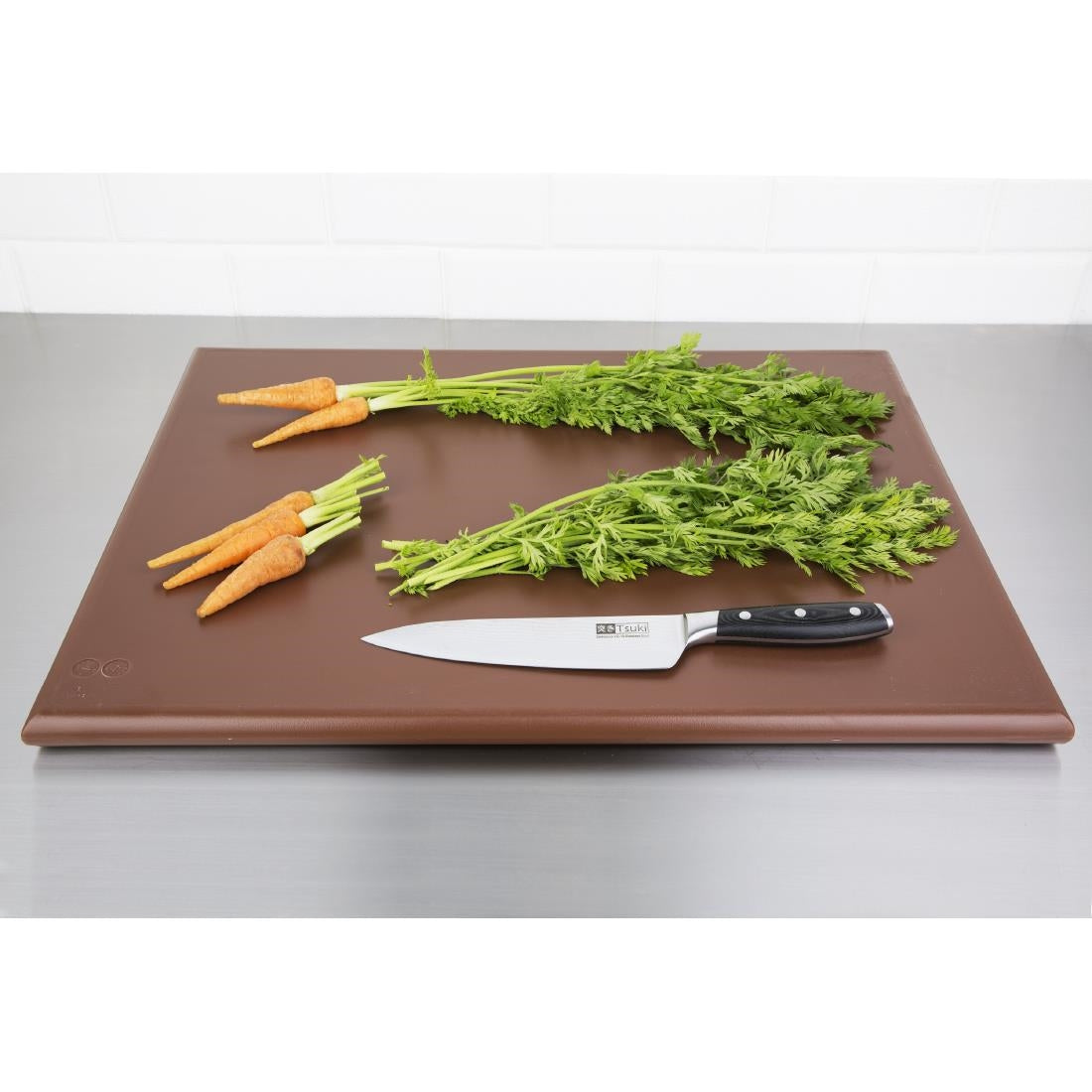 Hygiplas Extra Thick High Density Chopping Board Brown - 600x450x25mm • PAS-J041