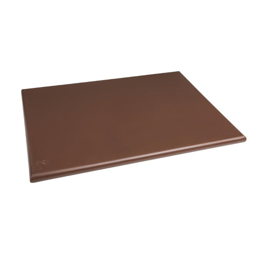 Hygiplas Extra Thick High Density Chopping Board Brown - 600x450x25mm • PAS-J041