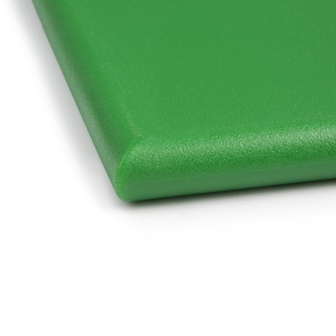 Hygiplas Extra Thick High Density Chopping Board Green - 600x450x25mm • PAS-J043