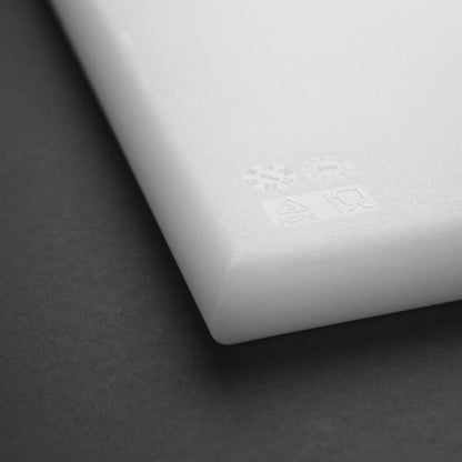 Hygiplas Extra Thick High Density Chopping Board White - 600x450x25mm • PAS-J044