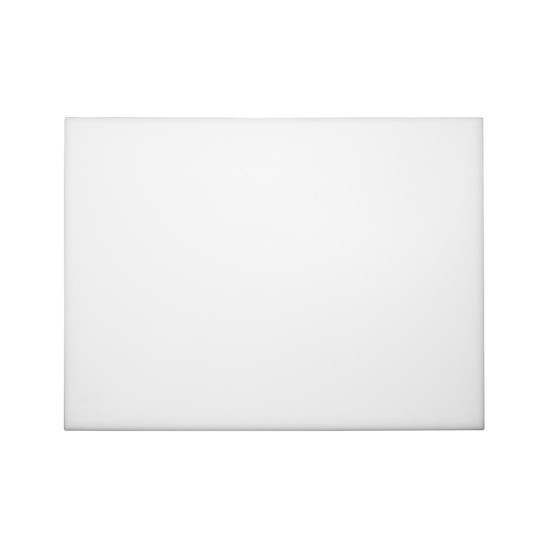 Hygiplas Extra Thick High Density Chopping Board White - 600x450x25mm • PAS-J044