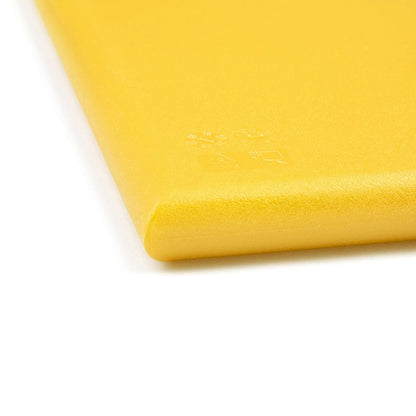 Hygiplas Extra Thick High Density Chopping Board Yellow - 600x450x25mm • PAS-J045