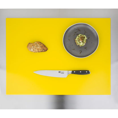 Hygiplas Extra Thick High Density Chopping Board Yellow - 600x450x25mm • PAS-J045