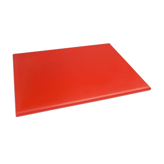 Hygiplas Extra Thick High Density Chopping Board Red - 600x450x25mm • PAS-J047