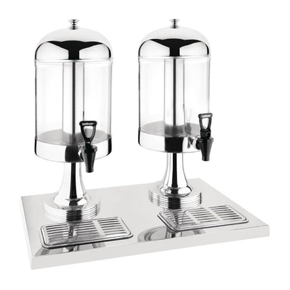 Olympia Double Juice Dispenser with Drip Tray • PAS-J184