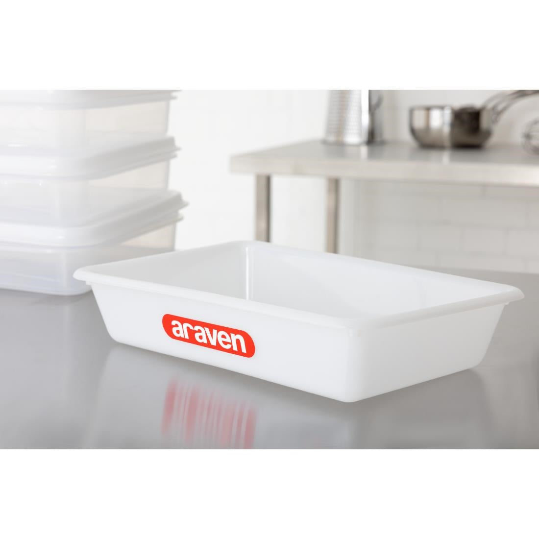Araven Deep Food Storage Tray 304mm (60(H) x 300(W) x 205(D)mm / 2.3x12x8") • PAS-J208