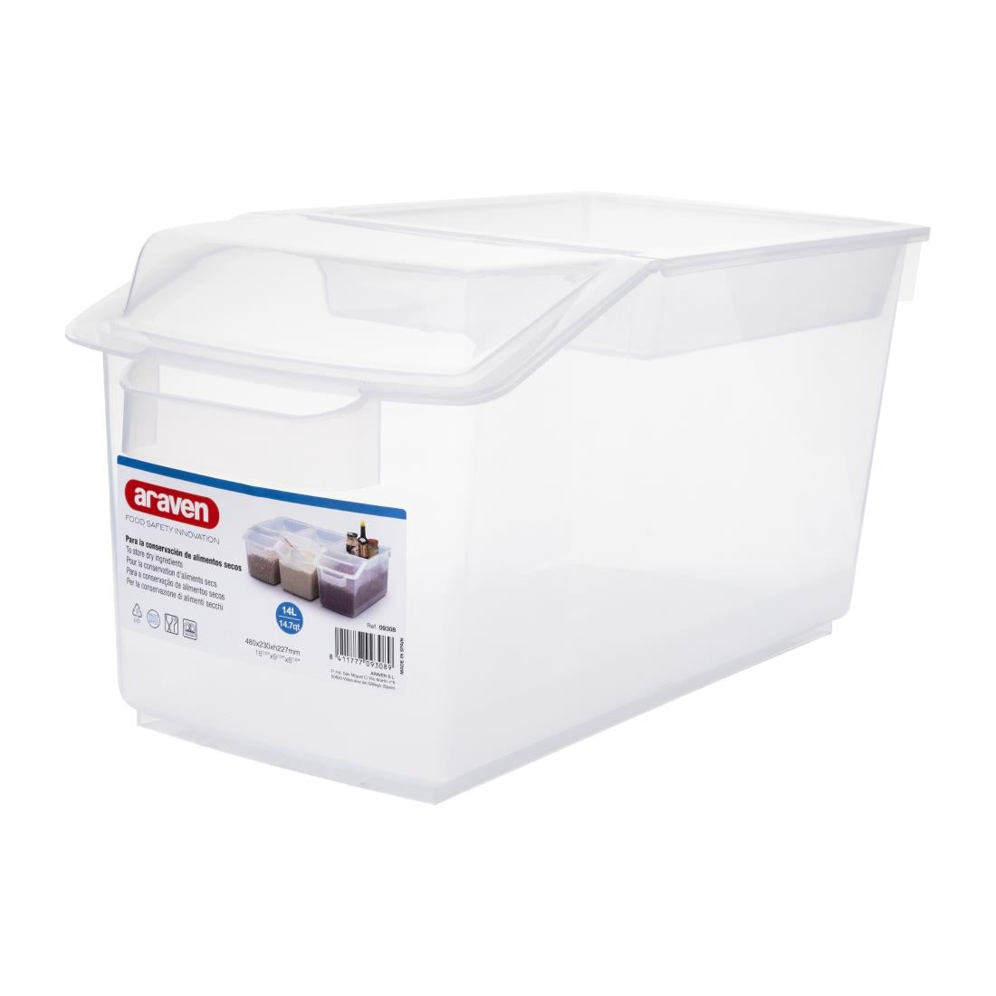 Araven Koala Ingredient Bin 14Ltr • PAS-J225