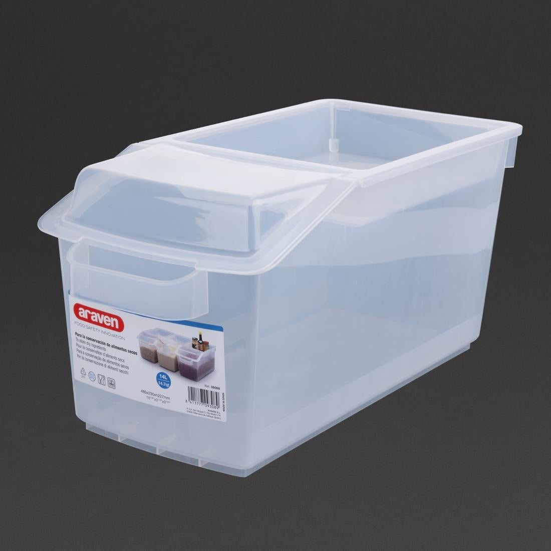 Araven Koala Ingredient Bin 14Ltr • PAS-J225