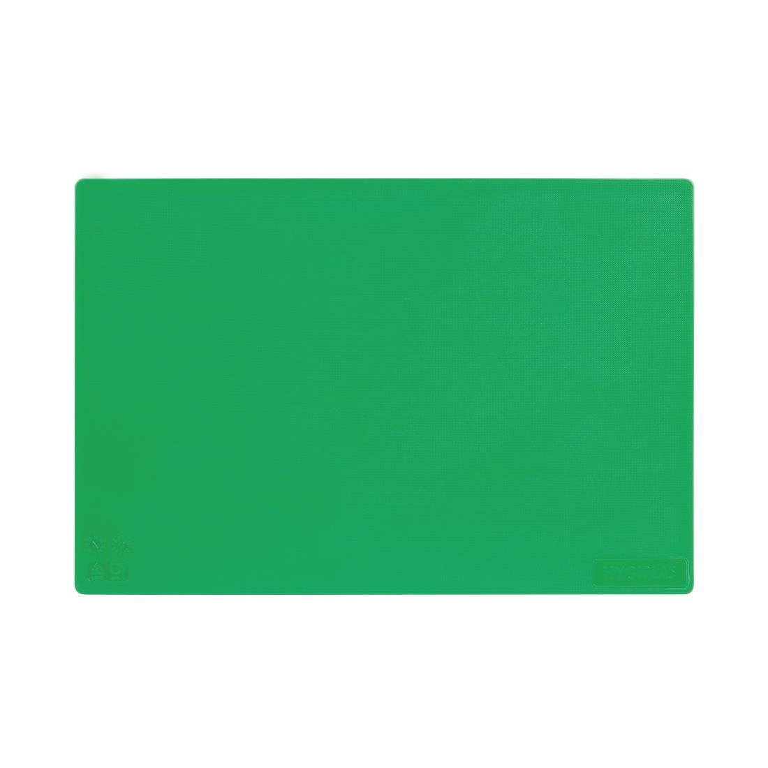 Hygiplas Low Density Chopping Board Green - 450x300x10mm • PAS-J253