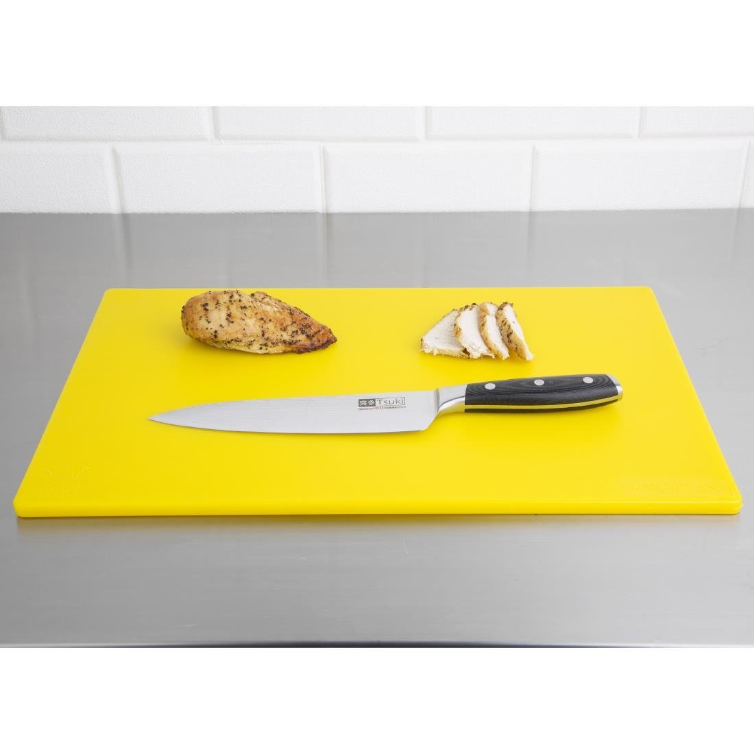 Hygiplas Low Density Chopping Board Yellow - 450x300x10mm • PAS-J254