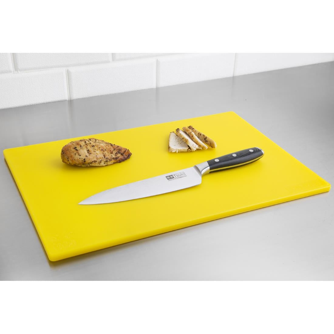 Hygiplas Low Density Chopping Board Yellow - 450x300x10mm • PAS-J254