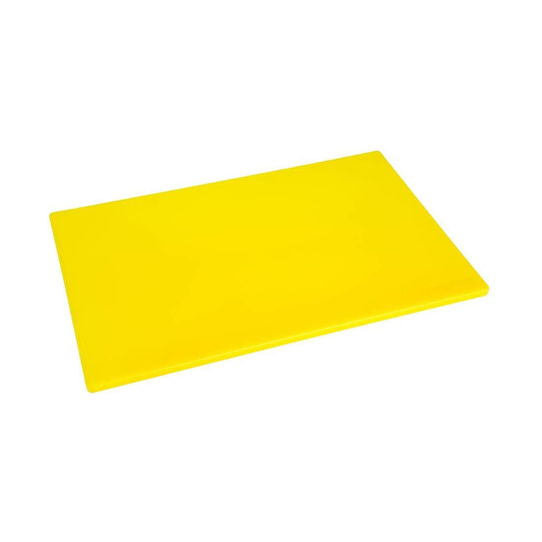 Hygiplas Low Density Chopping Board Yellow - 450x300x10mm • PAS-J254