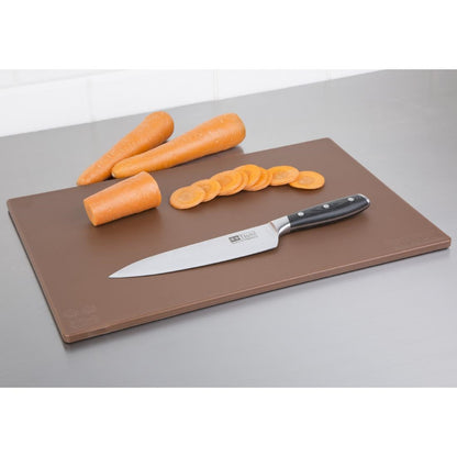 Hygiplas Low Density Chopping Board Brown - 450x300x10mm • PAS-J256