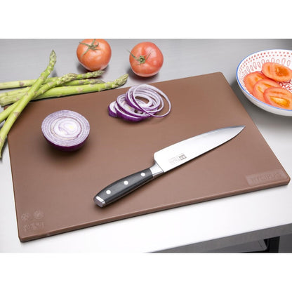 Hygiplas Low Density Chopping Board Brown - 450x300x10mm • PAS-J256