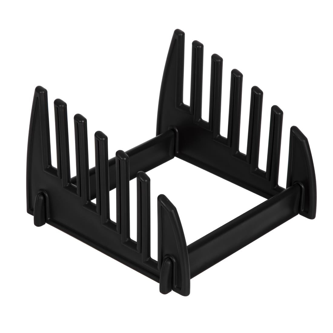 Hygiplas Low Density Set of 6 Chopping Boards with Rack - 450x300x10mm (Pack of 7) • PAS-FY329