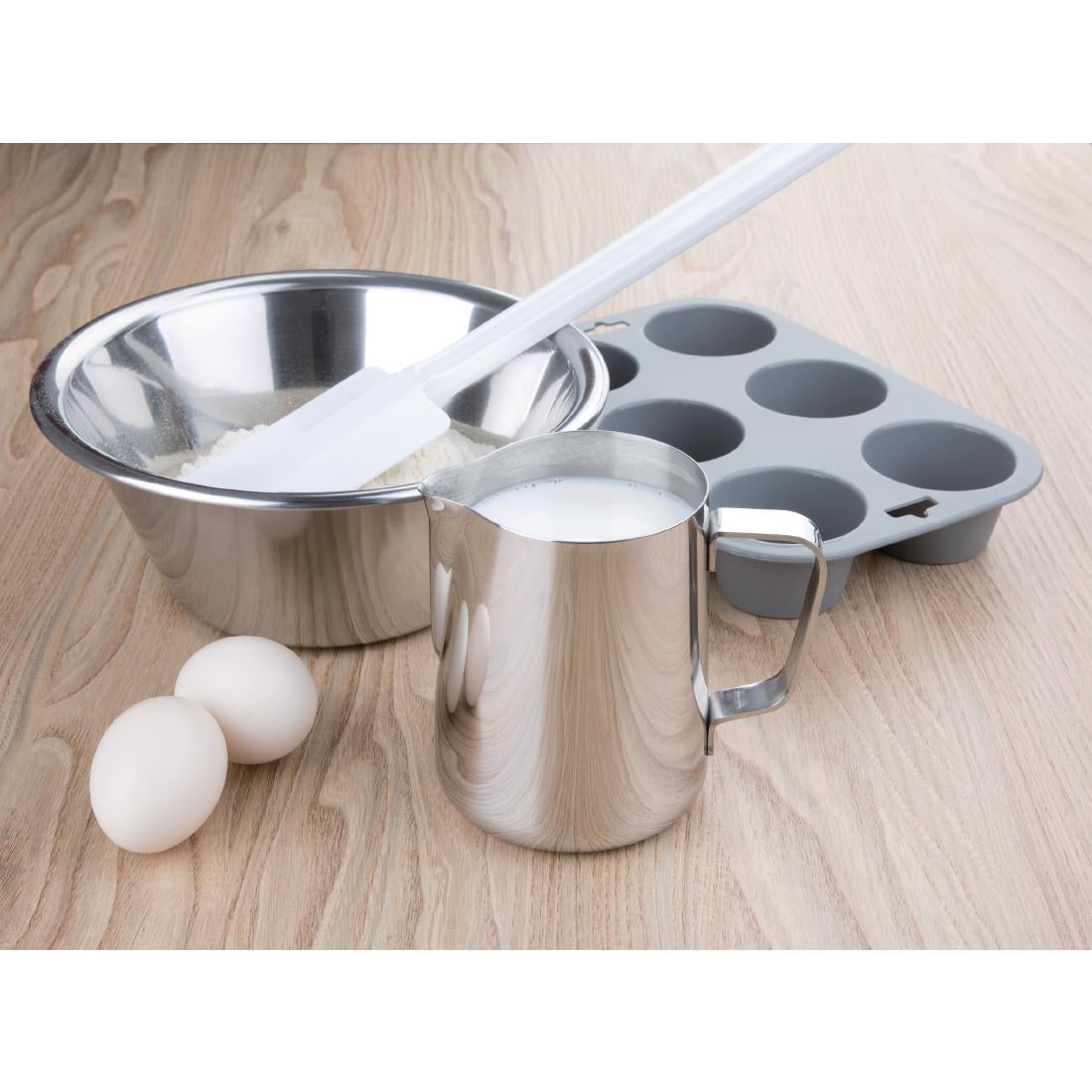 Olympia Milk Jug Stainless Steel 340ml • PAS-J316