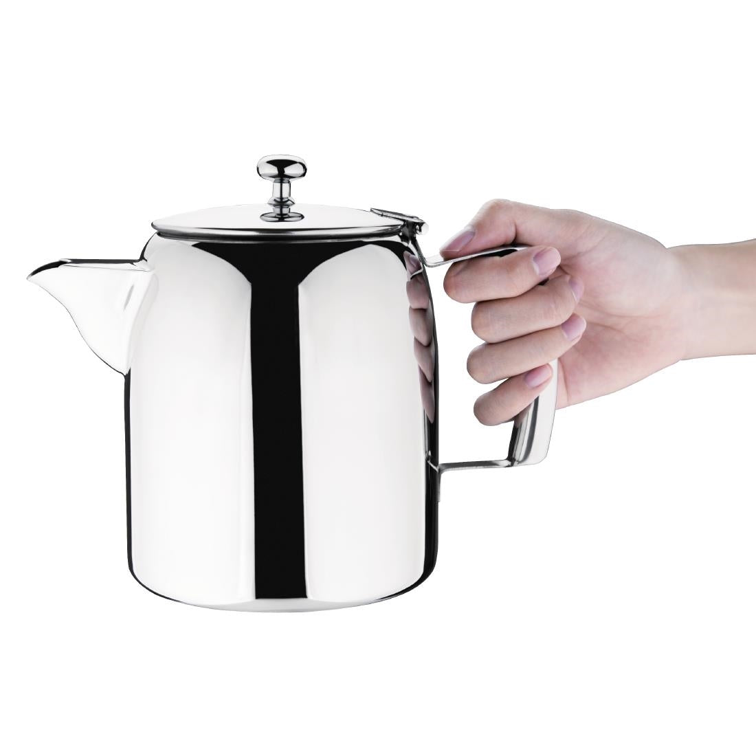 Olympia Cosmos Tea Pot Stainless Steel 1.4Ltr • PAS-J324