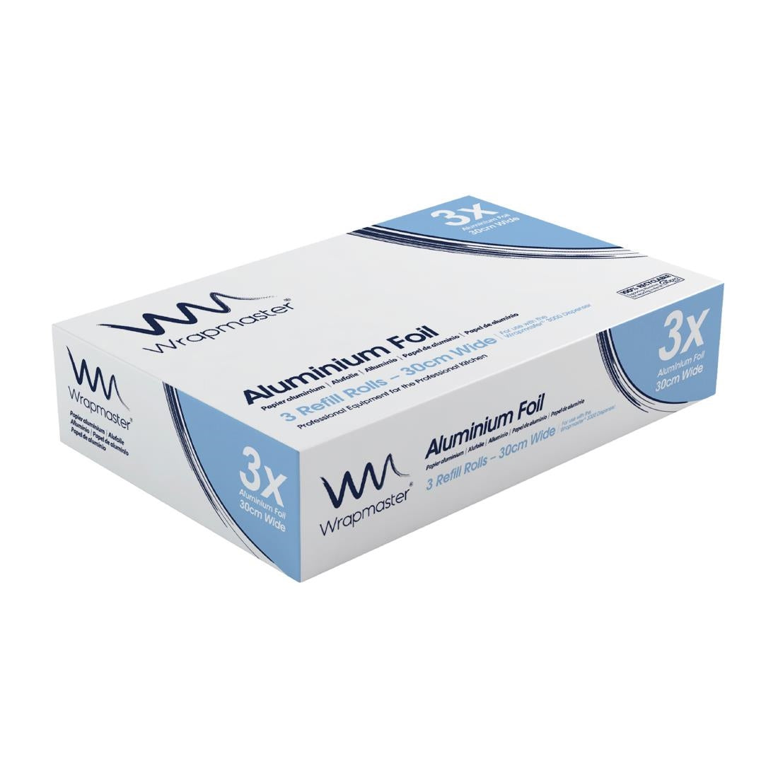 Wrapmaster Foil Refills 305mmx90metre (3 Pack) (Pack quantity 3 rolls | 305mm widex90metre long) • PAS-J370