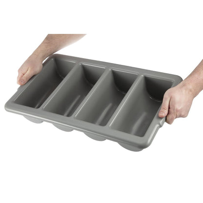 Olympia Kristallon Cutlery Tray 4 Compartment GN - 1/1 • PAS-J850