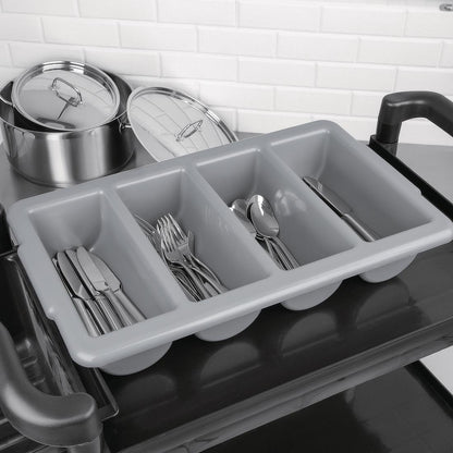 Olympia Kristallon Cutlery Tray 4 Compartment GN - 1/1 • PAS-J850