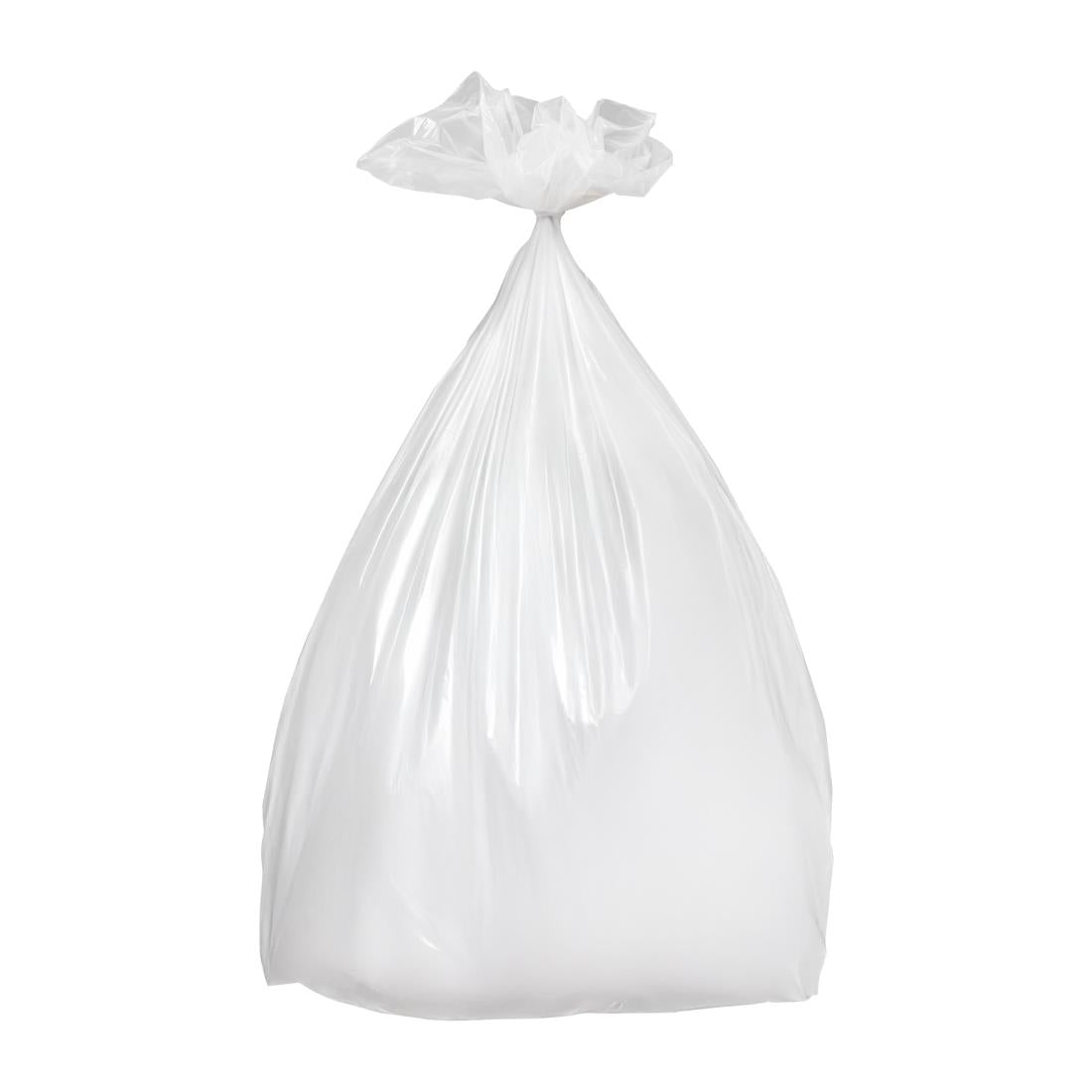 Jantex Heavy Duty Bin Bags Clear 45Ltr (100 Pack) (Material: Polyethylene. 850(W)x960(L)mm) • PAS-JA176