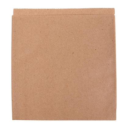Fiesta Recyclable Food/Bakery Bags 177mm (1000 Pack) (177(W)x177(L)mm | Paper weight: 49gsm) • PAS-JA336