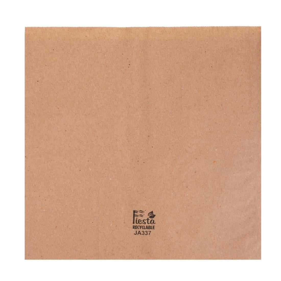 Fiesta Recyclable Food/Bakery Bags 254mm (1000 Pack) (254(W)x254(L)mm | Paper weight: 49gsm) • PAS-JA337