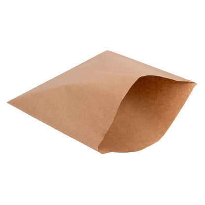 Fiesta Recyclable Food/Bakery Bags 254mm (1000 Pack) (254(W)x254(L)mm | Paper weight: 49gsm) • PAS-JA337