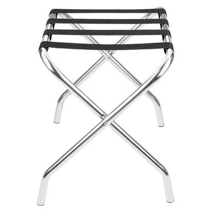 Bolero Stainless Steel Luggage Rack (Maximum weight capacity: 35kg. Foldable. 612(L)x456(W)x507(H)mm) • PAS-JA340