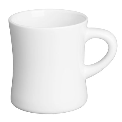Olympia Whiteware Hollow Mug 300ml (6 Pack) (300ml. Material: Porcelain. Size: 92(H)x82(Ø)mm) • PAS-JA349