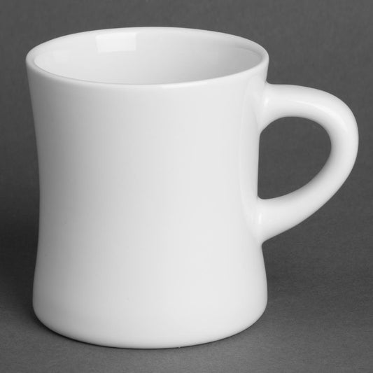Olympia Whiteware Hollow Mug 300ml (6 Pack) (300ml. Material: Porcelain. Size: 92(H)x82(Ø)mm) • PAS-JA349