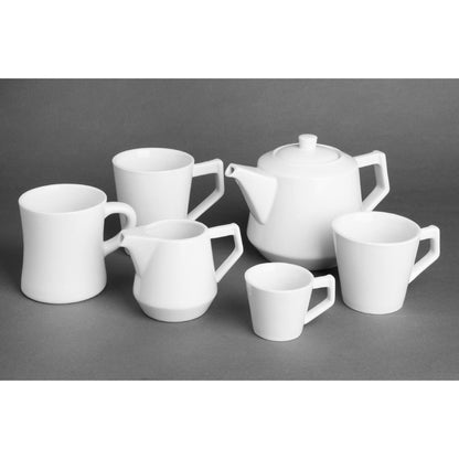Olympia Whiteware Hollow Mug 300ml (6 Pack) (300ml. Material: Porcelain. Size: 92(H)x82(Ø)mm) • PAS-JA349