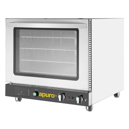 Apuro Bakery Convection Oven with Steam 66Ltr (2.8kW. Fits 4x 2/3GN or 4x 460x330mm bakery trays) • PAS-JA371-A