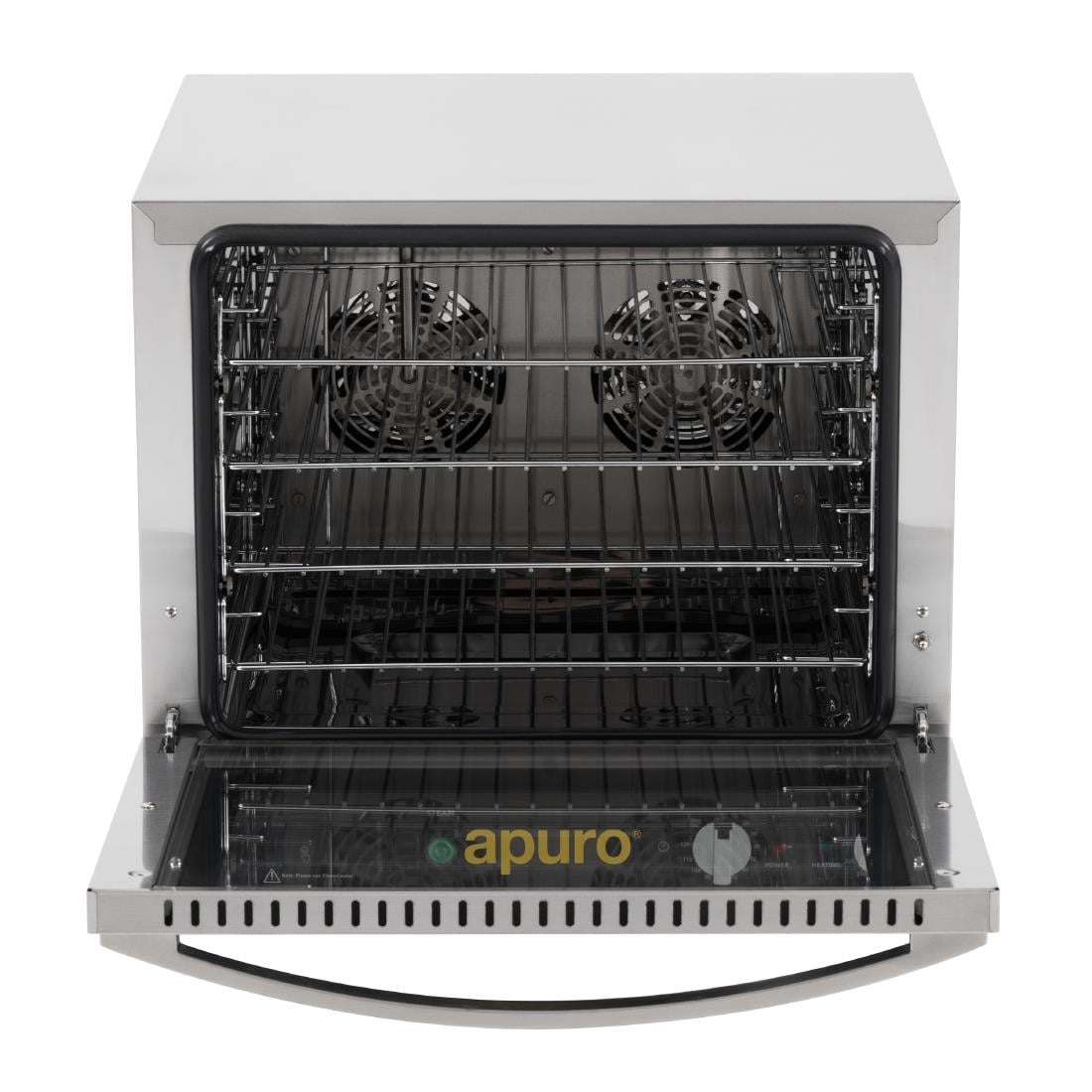 Apuro Bakery Convection Oven with Steam 66Ltr (2.8kW. Fits 4x 2/3GN or 4x 460x330mm bakery trays) • PAS-JA371-A