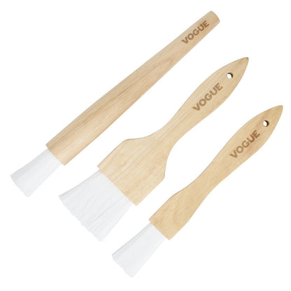 Vogue Wooden Handle Round Pastry Brush 235mm • PAS-JA524