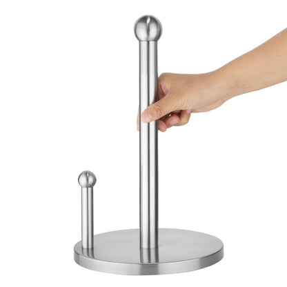 Jantex Kitchen Roll Holder Matt Finish (Material: Stainless Steel | 335(H)x210(Ø)mm) • PAS-JA993