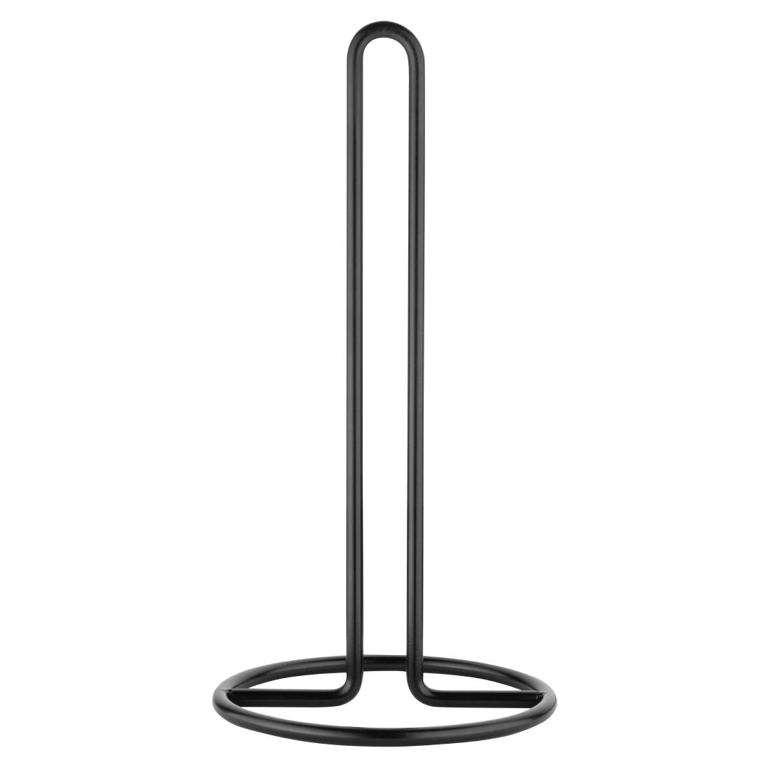 Jantex Kitchen Roll Holder Black (Black Steel Finish | 320(H)x160(Ø)mm) • PAS-JA994