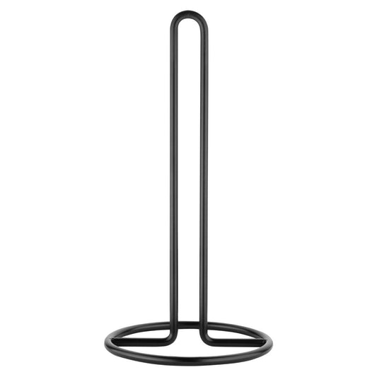 Jantex Kitchen Roll Holder Black (Black Steel Finish | 320(H)x160(Ø)mm) • PAS-JA994