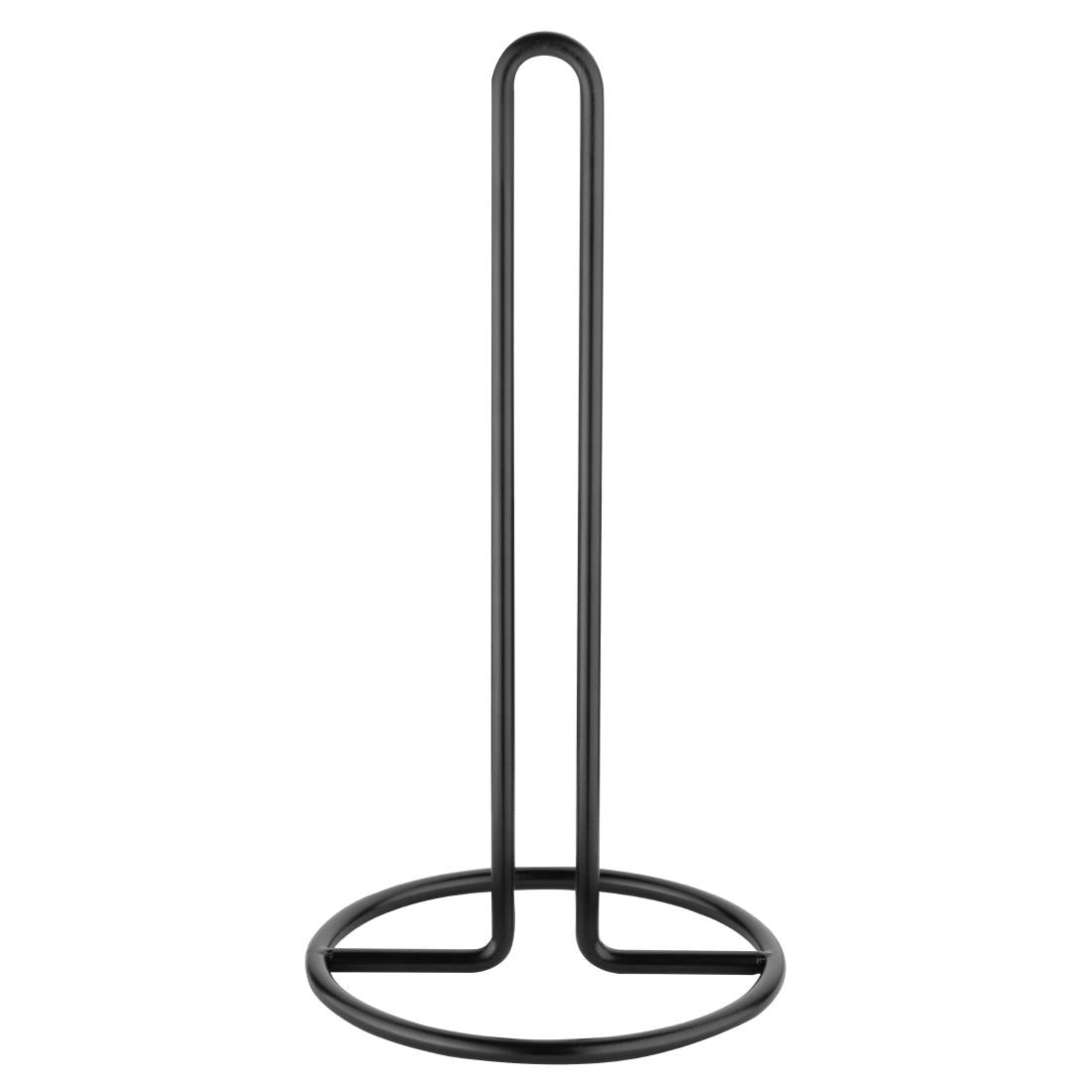 Jantex Kitchen Roll Holder Black (Black Steel Finish | 320(H)x160(Ø)mm) • PAS-JA994