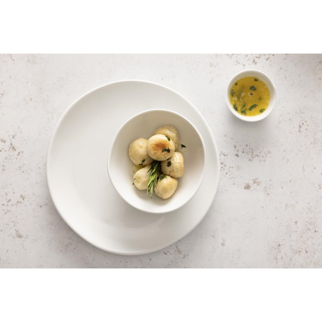 Olympia Chia Plates White 270mm (6 Pack) (Diameter: 270mm. 10.5". Pack quantity: 6. Lifetime edge-chip warranty) • PAS-JB175