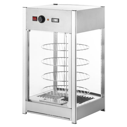 Apuro 4 Tier Heated Pizza Display Merchandiser • PAS-JB188-A