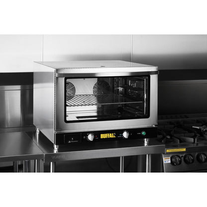 Apuro Bakery Convection Oven with Steam 100Ltr (Three phase. 4.6kW. Fits 4x 1/1GN or 4x 600x400 bakery trays) • PAS-JB189-A