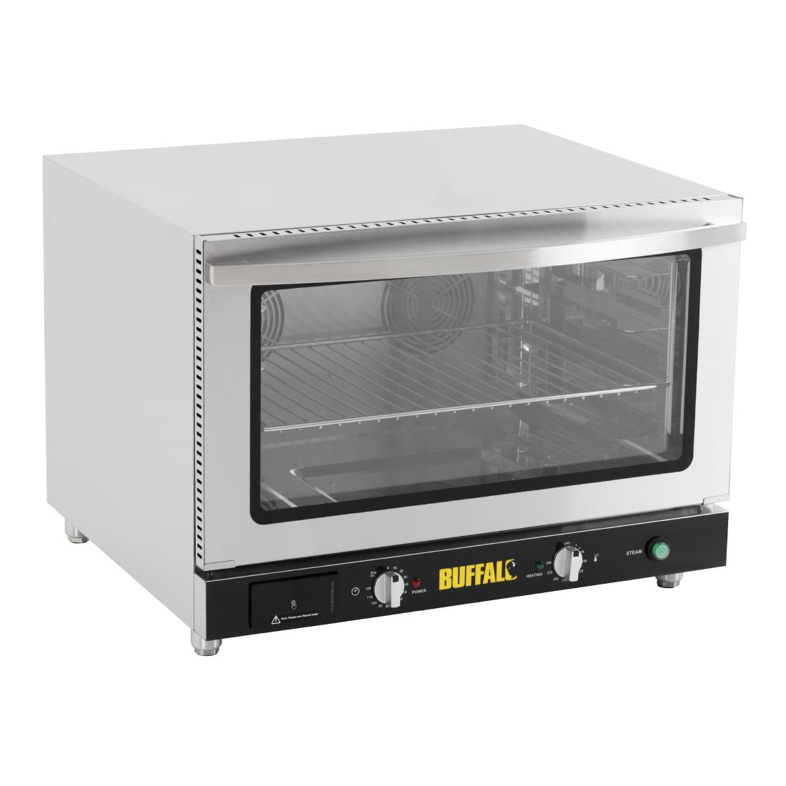 Apuro Bakery Convection Oven with Steam 100Ltr (Three phase. 4.6kW. Fits 4x 1/1GN or 4x 600x400 bakery trays) • PAS-JB189-A